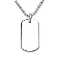 etiqueta para perro de plata 925 grabable