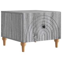 mesa de cafe gris sonoma 49 x 50 x 40 cm madera de ingenieria vidaxl