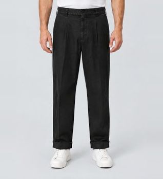 Berwich para hombre. ts0454x Pantalón Chiold negro (56), Casual, Algodón