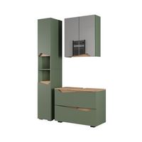 conjunto de muebles de bano marelle 3 piezas con armario alto vicco