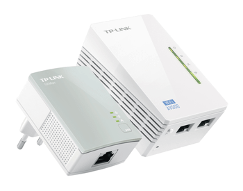 KIT 2 ADAPTADOR DE HOMEPLUG 600MBPS TP-LINK TL-WPA4220KIT AV600