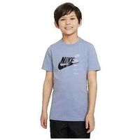 nike camiseta t-shirt sportswear standard issue bleu canard para nina
