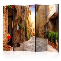 biombo - colourful street in tuscany ii 225x172 cm