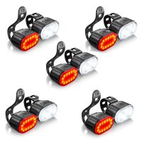 luces de bicicleta recargables luces delanterastraseras lampara de bicicleta led luz de ciclismo linterna de bicicleta luz trasera delantera para bicicleta