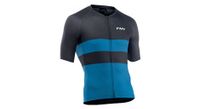 maillot northwave blade air mangas cortas negro azul