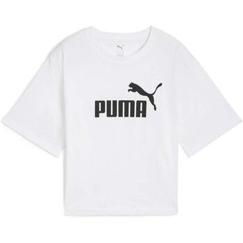 Puma Camiseta Ess Cropped No. 1 Logo Relaxed Tee para mujer