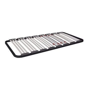Somier Multiláminas Con Reguladores Lumbares, Firmeza Adaptable, Tubo 40x30mm Y Láminas De Haya Natural Antideslizantes (sin Patas) 90x200 Cm