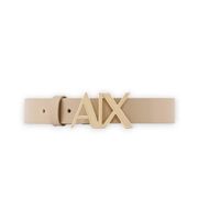 ax armani exchange para mujer 941125cc719u6223 cinturon fashion beige 80cm casual piel