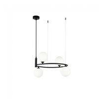 lampara colgante ring 4 luces