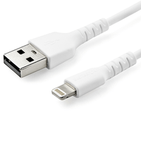 cable de 1m usb a lightning certificado mfi apple blan co
