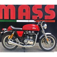 silenciador de escape royal enfield continental 535 e3 mass cafe racer