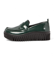 art para mujer 1153014ws0030g3 mocasines de piel 1530 verde 38 3 a 5cm ninguno casual