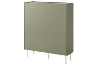 aparador 2 puertas 2 cajones con pie metalico 120x140 cm