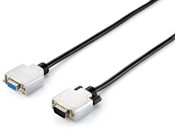 CABLE ALARGO SVGA EQUIP 3COAX MACHO - HEMBRA 10M CON FERRITAS CARCASA METALICA HQ 118854