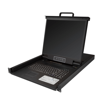 KVM Console 1U Rackmount/8PorVGA LCD/19