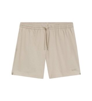 BOSS para hombre. 50561184 Bañador de secado rápido en tejido de sirsaca beige (XXL), Beachwear, Poliéster