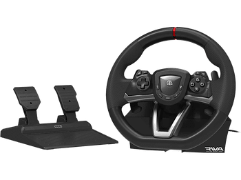 Volante - Hori Racing Wheel Apex, Para PS5, PS4 y PC, 270°, Negro + Pedales