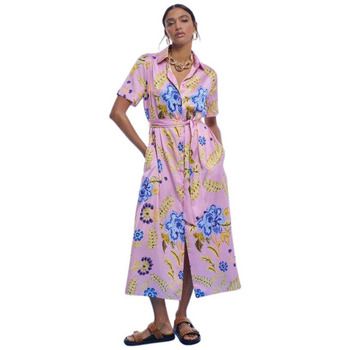 Lola Casademunt Vestido largo VESTIDO SATEN FLORAL MUJER para mujer