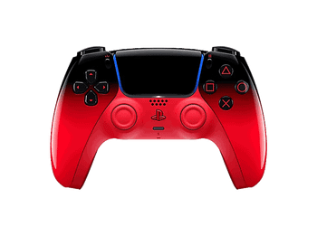 Mando PS5 - Sony DualSense Techno Red, Retroalimentación háptica, Inalámbrica, Red