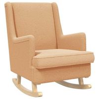 mecedora beige 62 x 80 x 85 cm boucle vidaxl