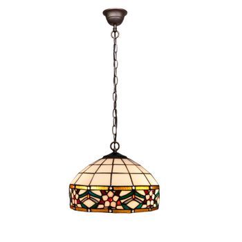 Colgante De Techo  Cadena Y  Tiffany D. 30cm  Museum