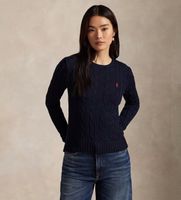 polo ralph lauren para mujer 211971869008 jersey de algodon en punto de ochos marino l casual