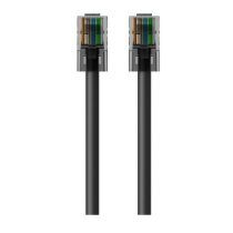 Belkin RJ45-RJ45, Cat6, 1m cable de red Negro