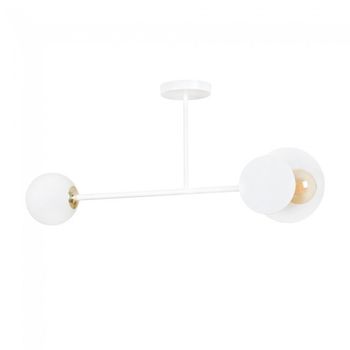 Plafón de techo meltis blanco (2 luces)
