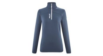 Forro polar millet seneca 1 2 zip azul para mujer