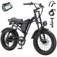 bicicleta electrica de doble suspension keteles k880 neumaticos anchos de 20 840 wh verde