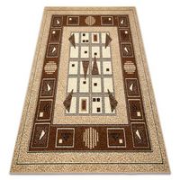 alfombra bcf morad dzeta geometrico clasico - beige 160x220 cm