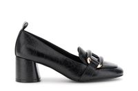 escote efecto piel con pinza black