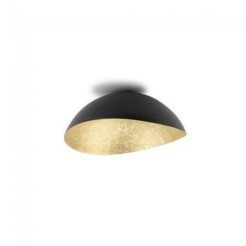 Plafón de techo chapeau negro