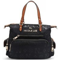nicole lee bolso de mano bolso tipo satchel margot negro para mujer