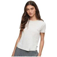 superdry camiseta t-shirt essential logo 90s manches courtes para mujer