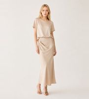 pennyblack para mujer 2621106052200 falda pbparmony almond 40 beige casual poliester