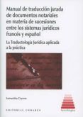 manual de traduccion jurada de documentos notariales en materia de suc