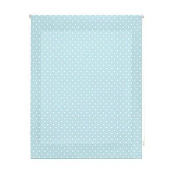Estor Enrollable Premium - Estor Enrollable Tamaño 130x180 - Estor Premium Color Turquesa Con Motas Blancas | Blindecor