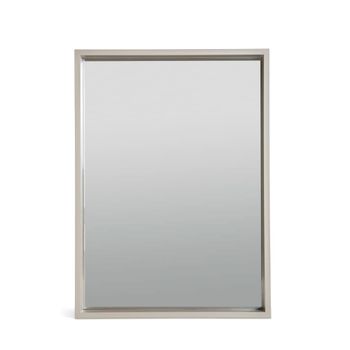 Espejo de MDF 73,5x53,5cm Taupe