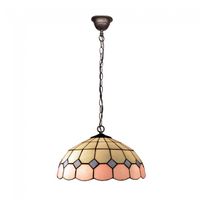 lampara de techo tiffany pink
