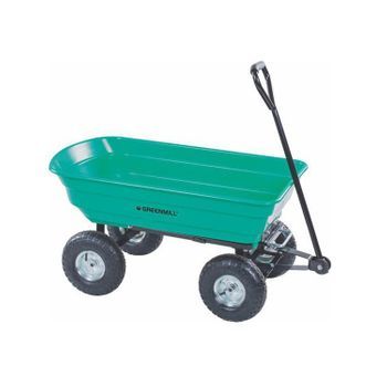 Carretilla De Jardín 75l Función Basculante Ruedas De 10