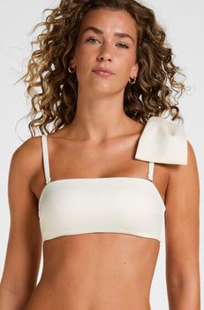 Hunkemöller Bandeau Bikini Top Como Blanco