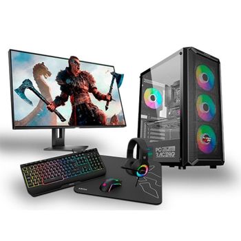 PC Racing Pack Gaming AMD Ryzen 3200G/8GB/480GB SSD + Pantalla 24