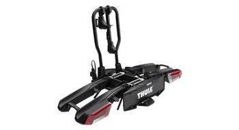 Portabicicletas de remolque thule easyfold 3 944100   2 bicicletas  compatible con e bikes  negro