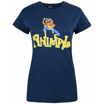 Worn Camiseta Animal Drummer para mujer
