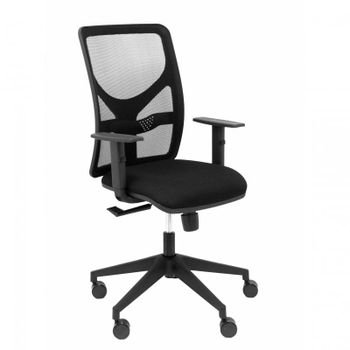 Piqueras y Crespo Motilla Silla Malla Asiento Bali Brazo Regulable Negro
