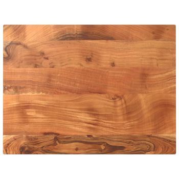 Tablero De Mesa Rectangular Madera Maciza Acacia 90x60x2,5 Cm Vidaxl