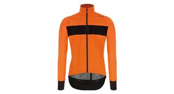 Chaqueta impermeable santini guard mercurio naranja fluo
