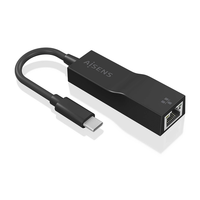 aisens - conversor usb31 gen1 usb-c a ethernet gigabit 101001000 mb