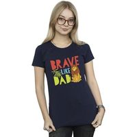 disney camiseta the lion king brave like dad para mujer